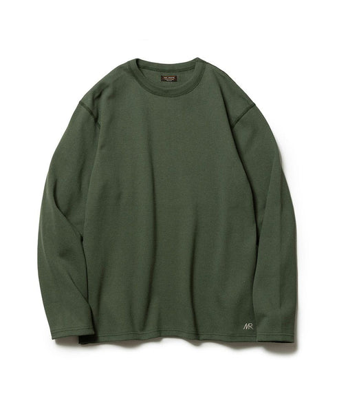 MR.OLIVE / HEAVY-DUTY COTTON / FLAT SEAMER CREW NECK SHIRT / ミスターオリーブ ヘビーデューティーコットン フラットシーマー クルーネックシャツ